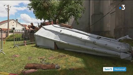 Intempéries : toitures endommagées, arbres renversés, les dégâts au lendemain des violents orages