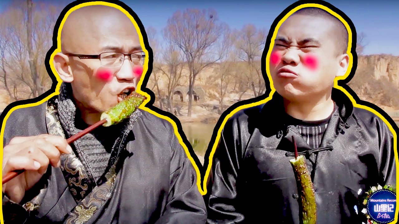 【MountainsRecord】徒弟想吃龙肉，师傅一道“青龙游海”，两人吃得狼吞虎咽！