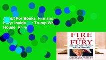 About For Books  Fire and Fury: Inside the Trump White House  Review