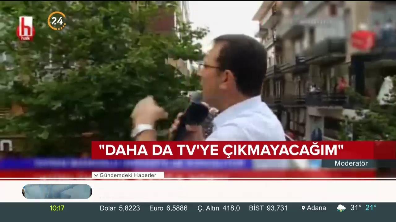 "Daha da TV'ye çıkmam"