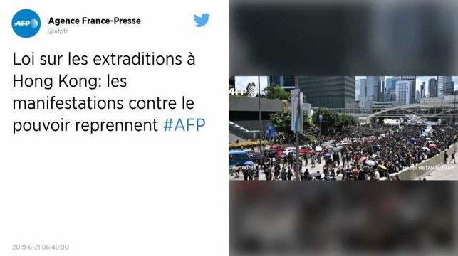 Hong Kong. Des centaines de manifestants convergent vers le Parlement