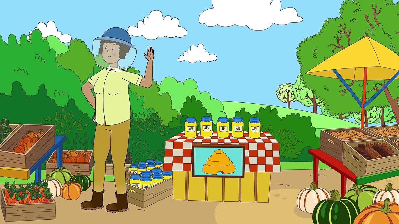 Caillou en Français | Les animaux de la ferme | 2018 | dessin animé en entier |