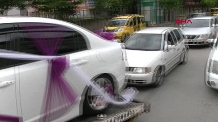 ANTALYA En 'çekici' gelin arabası