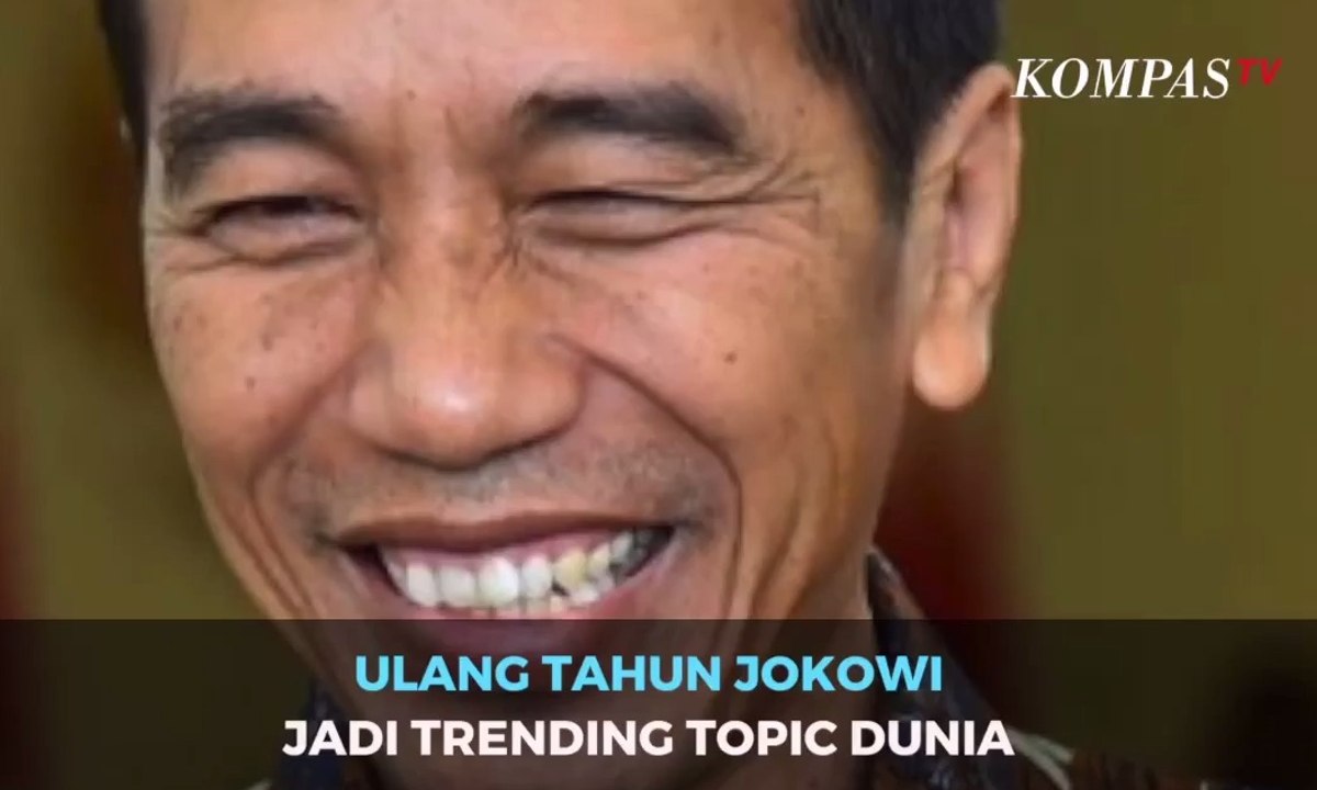 Ulang Tahun Jokowi Jadi Trending Topic Dunia