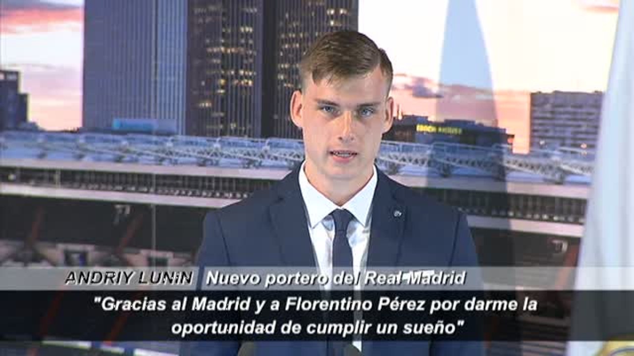 Andriy Lunin: "Tengo la oportunidad del cumplir un sueño"