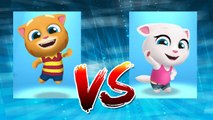 My Talking Ginger vs My Talking Angela — Talking Tom Gold Run — Cute Puppy and Cats