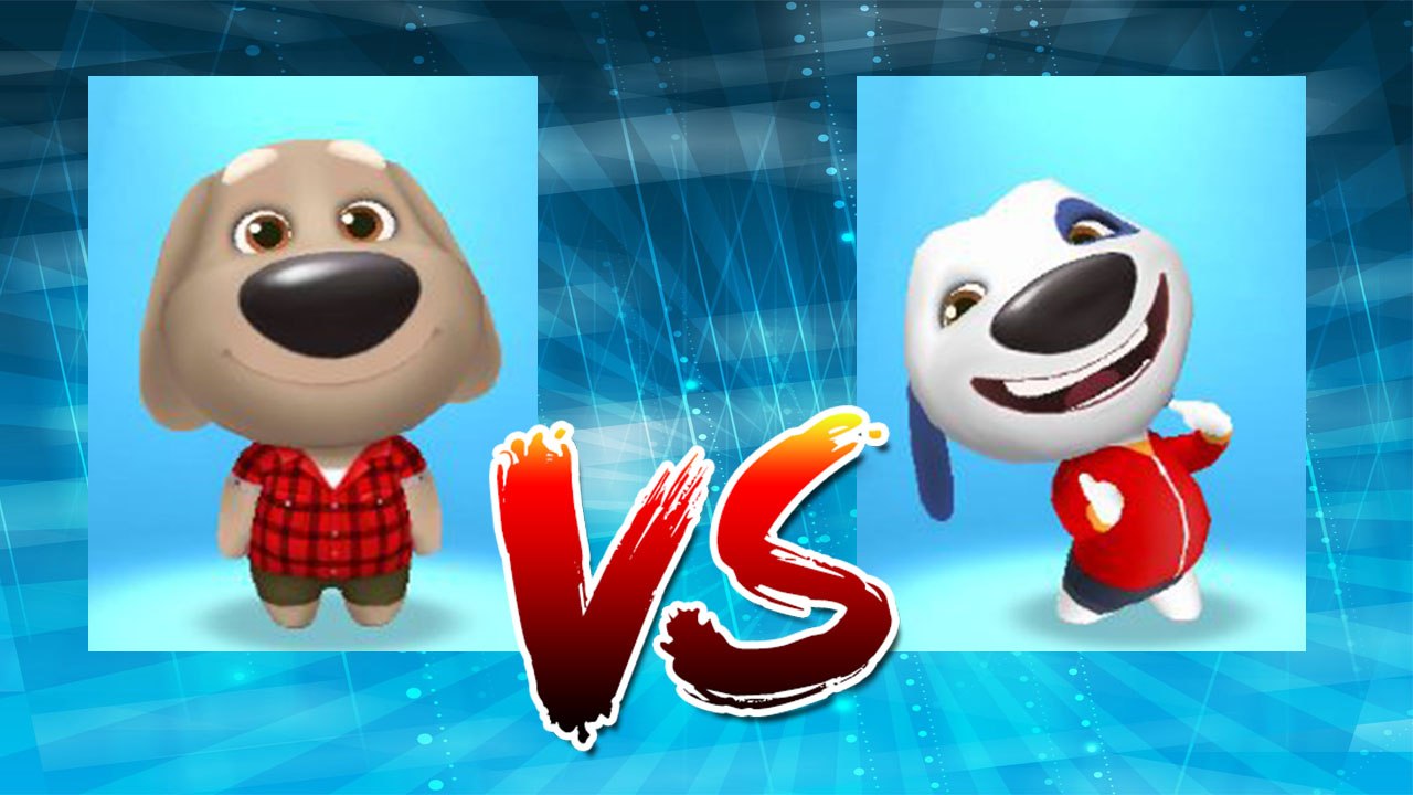 My Talking Hank vs My Talking Ben — Talking Tom Gold Run — Cute Puppy and Cats