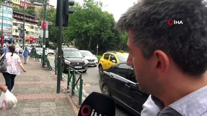 Otobüs önce çarptı, sonra kaçtı