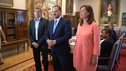 Download Video: Ábalos se reúne con presidentes de Canarias y Baleares