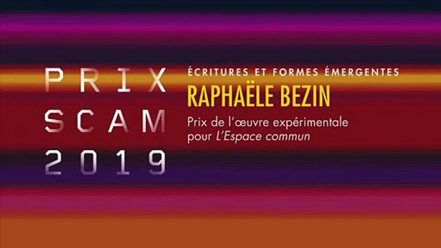 Prix Scam des Écritures et formes émergentes 2019