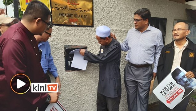 Memo pro-Morsi masuk ke peti surat kedutaan Mesir saja