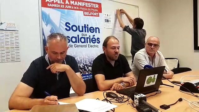 General Electric Belfort : conférence de presse intersyndicale