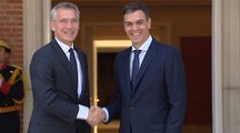Sánchez recibe al secretario general de la OTAN