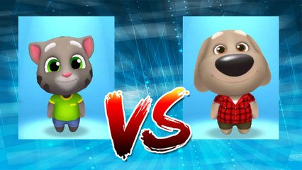 My Talking Tom vs My Talking Ben — Talking Tom Gold Run — Cute Puppy and Cats