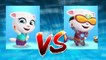 Neon Angela vs Cyber Angela — Talking Tom Gold Run — Cute Puppy and Cats