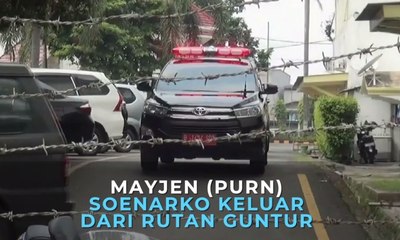 Mayjen (Purn) Soenarko Keluar dari Rutan Guntur