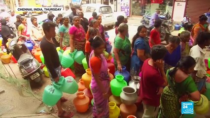 Water shortages in India due to record heatwave