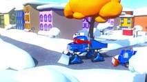 Sam The Snowplow and his friends in Car City: Tom The Tow Truck, Super Truck, Troy The Train...