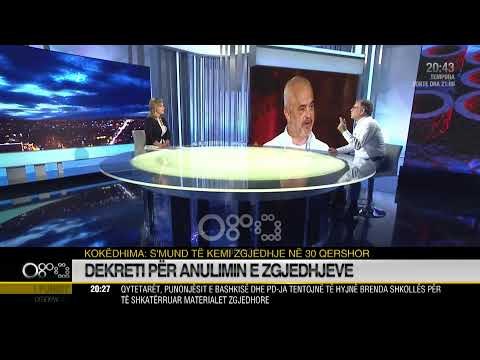 Shtyhet hapja e negociatave, Koco Kokëdhima i ftuar në RTV Ora
