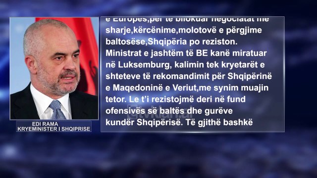 Rama: Vendimi per negociatat, lajm shume pozitiv