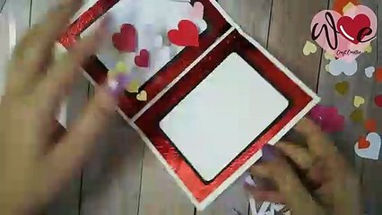 #DIY handmade #3D Pop-up card | greeting #card | love card |  爱心卡 | #卡片 |  #3D卡 | 问候卡