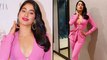 Janhvi Kapoor Nails It In Pink At Grazia Millennial Awards 2019 || Filmibeat Telugu