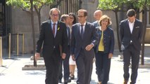 Torra se reúne con FemCat y el diputado finés Kärna