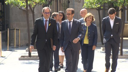 Torra se reúne con FemCat y el diputado finés Kärna