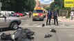Dos motoristas de 33 y 39 años han resultado heridos graves en sendos accidentes en Madrid