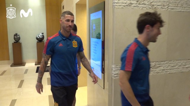 Jugadores de la Selección tienen una charla técnica previa al partido ante Rusia