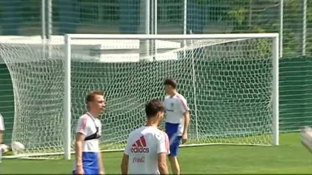 Rusia se entrena a dos días de su 'final' contra España