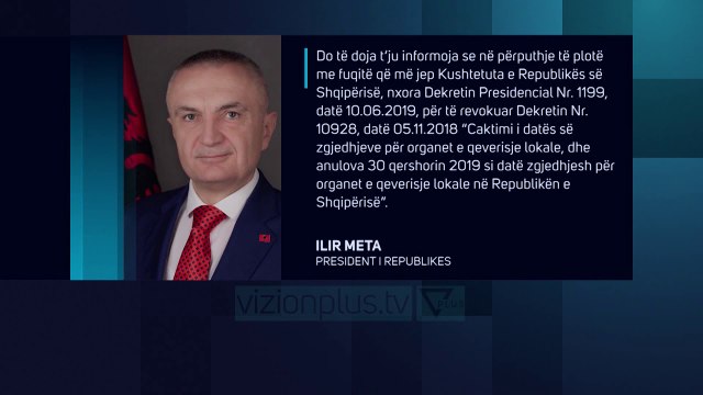 Meta letër OSBE/ODHIR: Zgjedhjet pa dekret janë nul - News, Lajme - Vizion Plus