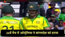 WC 19 : Australia beat Bangladesh by 48 runs, Warner hits century