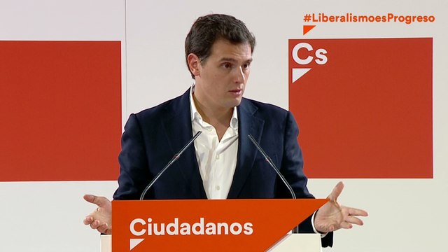 Albert Rivera carga contra Pedro Sánchez