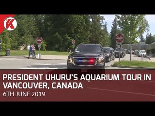 President Uhuru’s Aquarium Tour in Vancouver, Canada