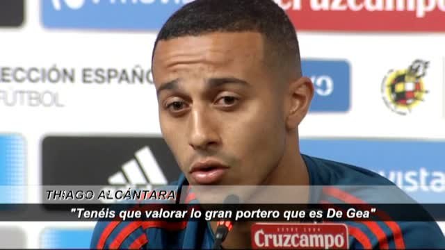 Thiago Alcántara: Tenéis que valorar lo gran portero que es De Gea