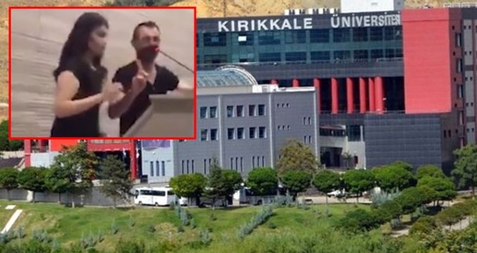 Kırıkkale Üniversitesi'nde olay yaratan görüntü! İstiklal Marşı programdan kaldırıldı iddiası