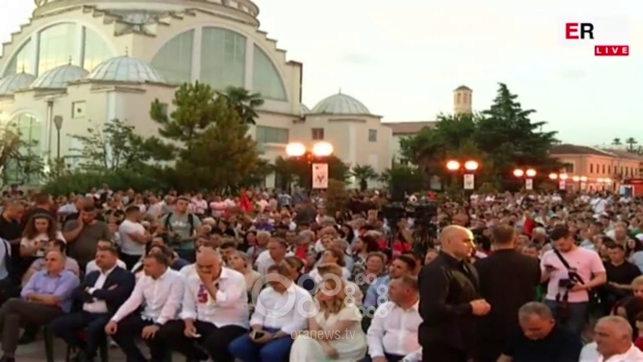 RTV Ora - Rama ndërpret fjalimin se këndon hoxha, bën ironi me Bashën