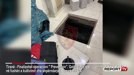 Report TV -Llampa, ventilator e pajisje elektrike, zbulohet laboratori i kanabisit në Tiranë