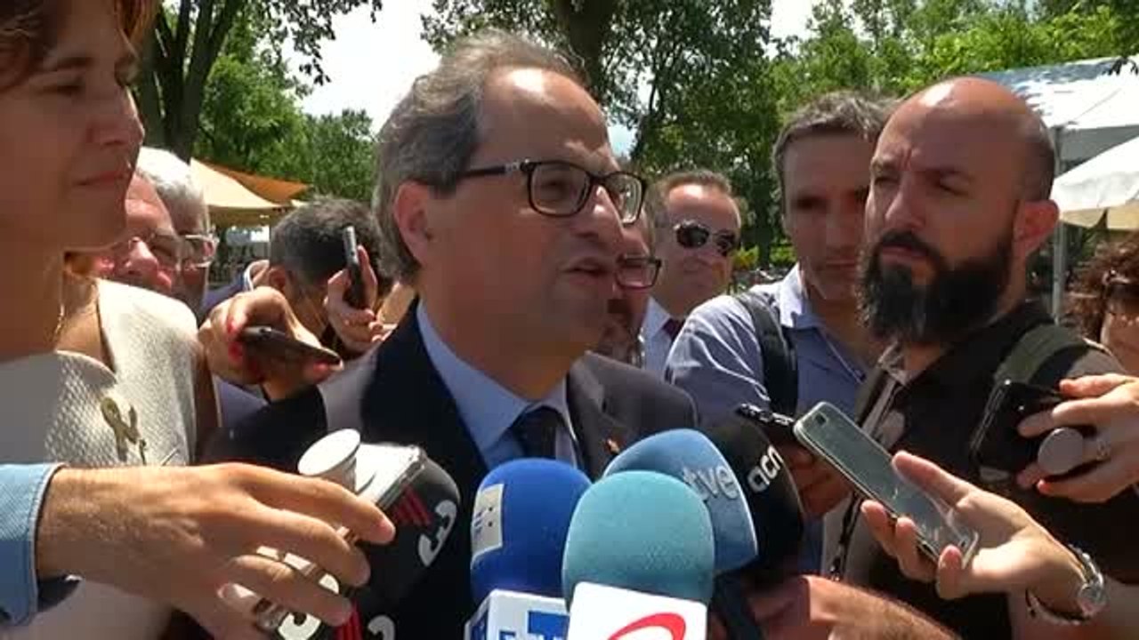 Torra sobre el traslado de los líderes del procés: "Los propios presos nos piden que no digamos que es un gesto"