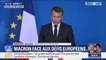Conseil européen: Emmanuel Macron évoque l'ambition de "bâtir un véritable budget européen"