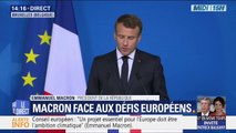Conseil européen: Emmanuel Macron évoque l'ambition de 