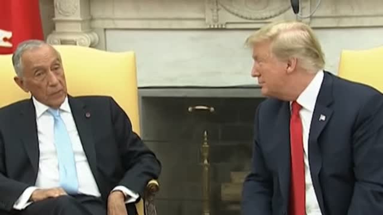 El zasca del presidente luso a Trump en la Casa Blanca: "Portugal no es como Estados Unidos"