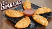 Veg Empanadas - How To Make Vegetarian Empanadas - Starters Recipe - Monsoon Recipe Veg - Bhumika
