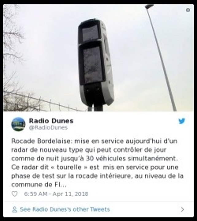 France : les nouveaux radars tourelles débarquent