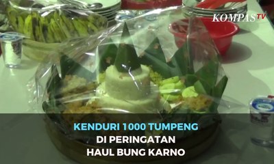 Kenduri 1000 Tumpeng di Peringatan Haul Bung Karno