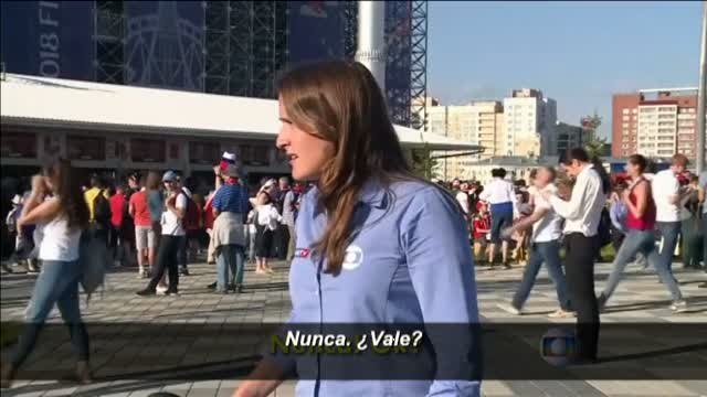 Una periodista sufre una agresión machista en directo durante el Mundial