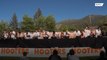Hopefuls inhale HUNDREDS of Hooters chicken wings in eating contest