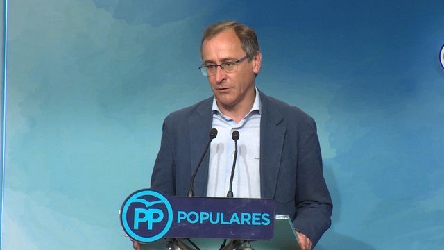 Alonso avisa a Sánchez que siembra vientos al negociar con Urkullu