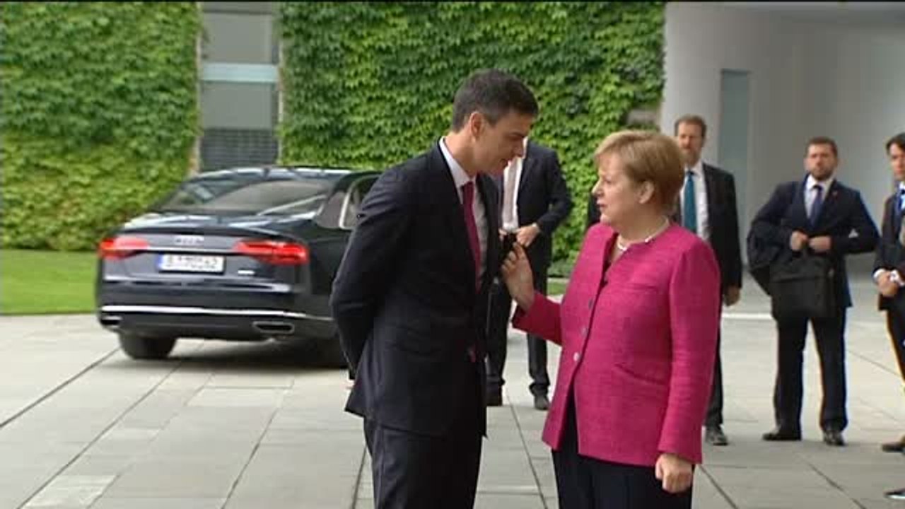Sánchez se reúne con Merkel para tratar los temas del próximo Consejo Europeo